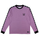 WELCOME CHALICE TAPED LONG SLEEVE TEE GRAPE/BLACK 【 ウェルカム チャリス テープ ロングスリーブ Tシャツ 長袖 】