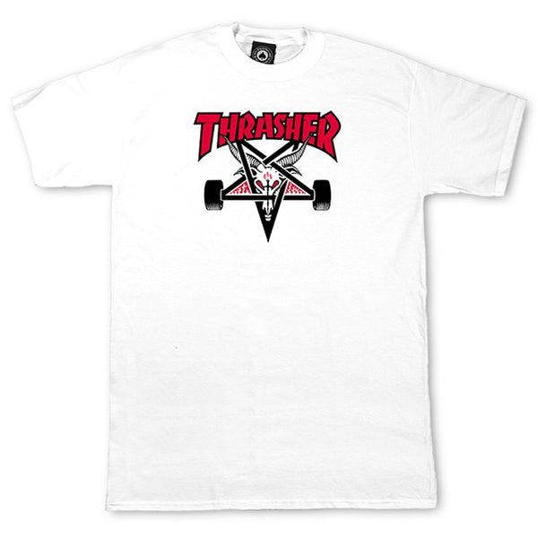 THRASHER TWO-TONE SKATEGOAT T-SHIRTS WHITE 【 スラッシャー ツートーン スケートゴート Tシャツ ホワイト 】