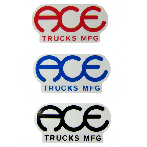 ACE TRUCKS STANDARD LOGO CLEAR STICKERS 【 エース トラック スタンダード ロゴ クリア ステッカー 】