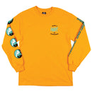 WELCOME WAVES LONG SLEEVE TEE GOLD 【 ウェルカム ウェーブ ロングスリーブ Tシャツ 長袖 】