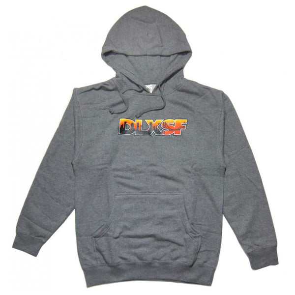 DLXSF SKYLINE HOODIE GRAY 【 デラックス スカイライン フーディー グレイ 】