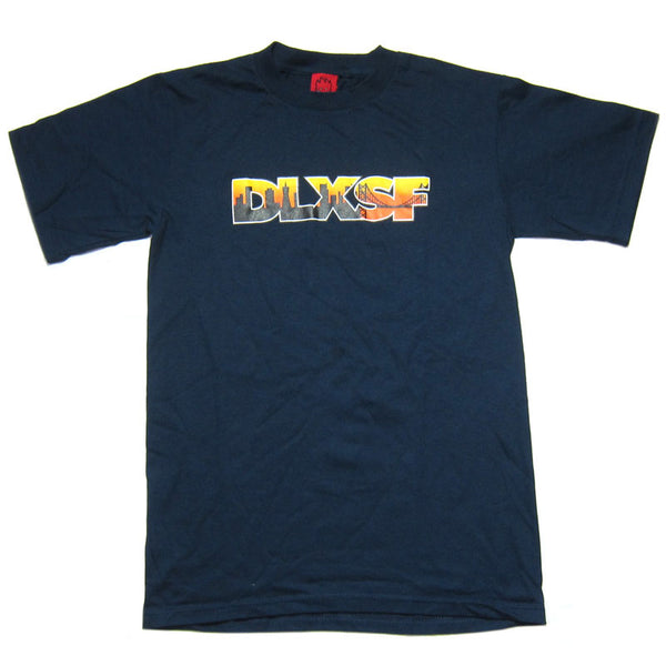 DLXSF SKYLINE T-SHIRTS NAVY 【 デラックス スカイライン Tシャツ ネイビー 】