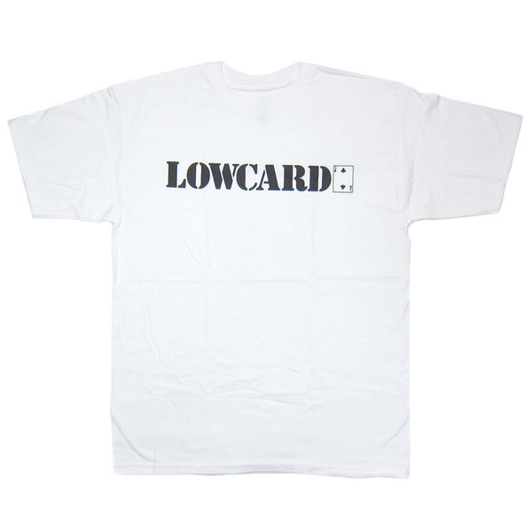 LOWCARD STANDARD LOGO T-SHIRTS WHITE 【 ローカード スタンダード ロゴ Tシャツ ホワイト 】