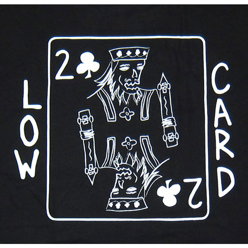 LOWCARD KING CARD T-SHIRTS BLACK 【 ローカード キング カード Tシャツ ブラック 】