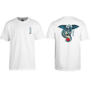 POWELL DRAGON SKULL T－SHIRTS WHITE 【 パウエル ドラゴン スカル Tシャツ 白 】