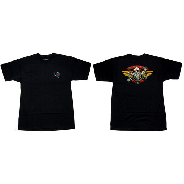 スペシャル パウエル ペラルタ トニーホーク 袖プリント ブラックベース XL POWELL PERALTA / SKULL&SWORD L/S Tee