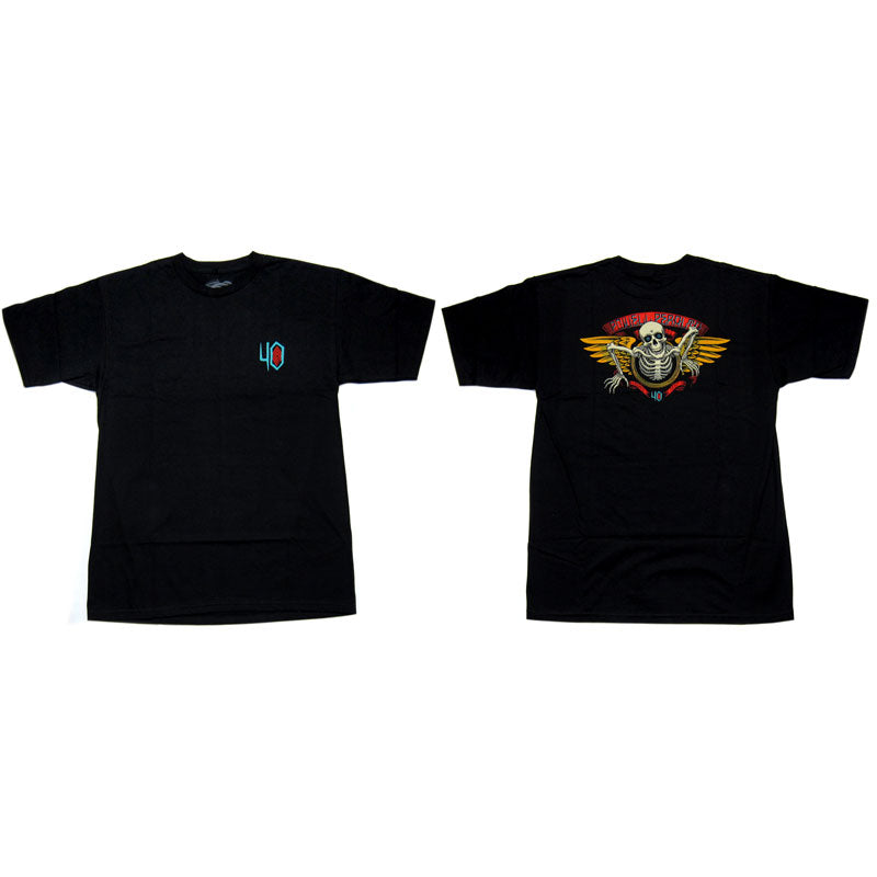 POWELL 40TH WINGED T-SHIRTS BLACK 【 パウエル 40周年 ウイングド ブラック Tシャツ 】