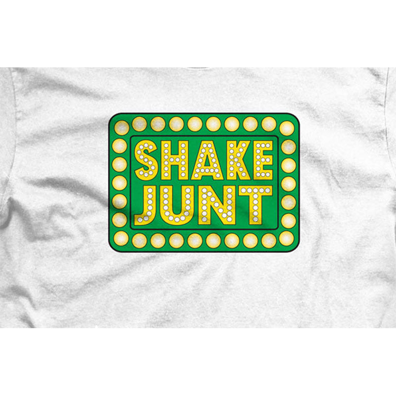 SHAKE JUNT WUSSUP T-SHIRTS WHITE 【 シェイクジャント ワッツアップ ホワイト Tシャツ 】