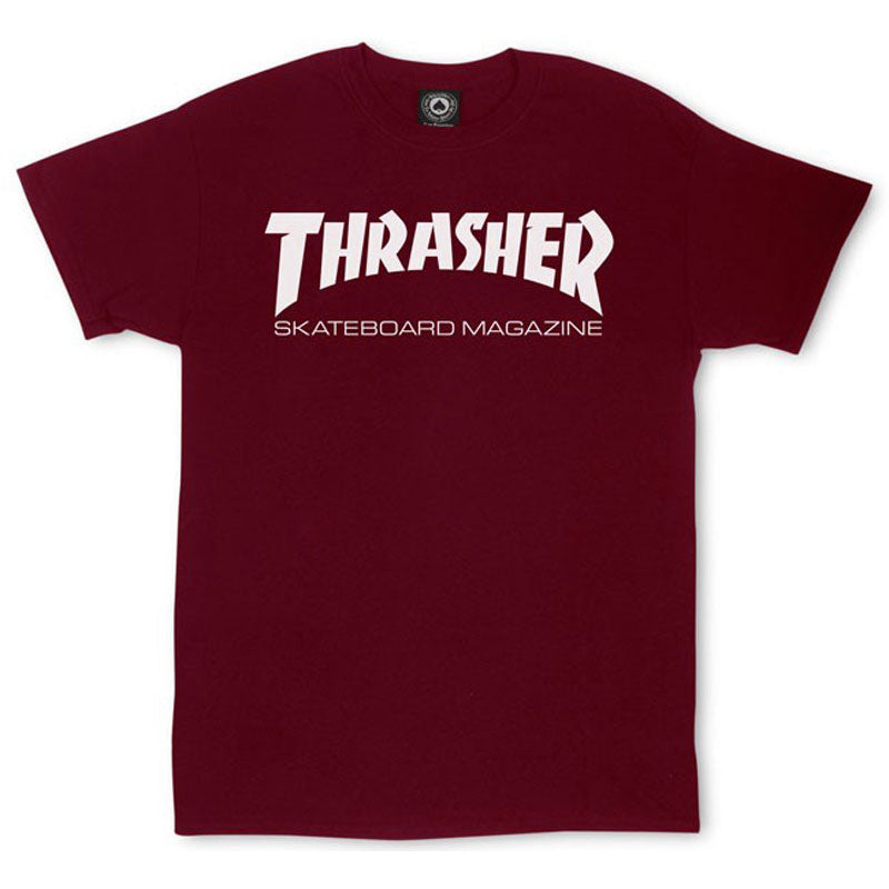 THRASHER SKATE MAG MAROON T-SHIRTS 【 スラッシャー スケート マグ マルーン Tシャツ 】