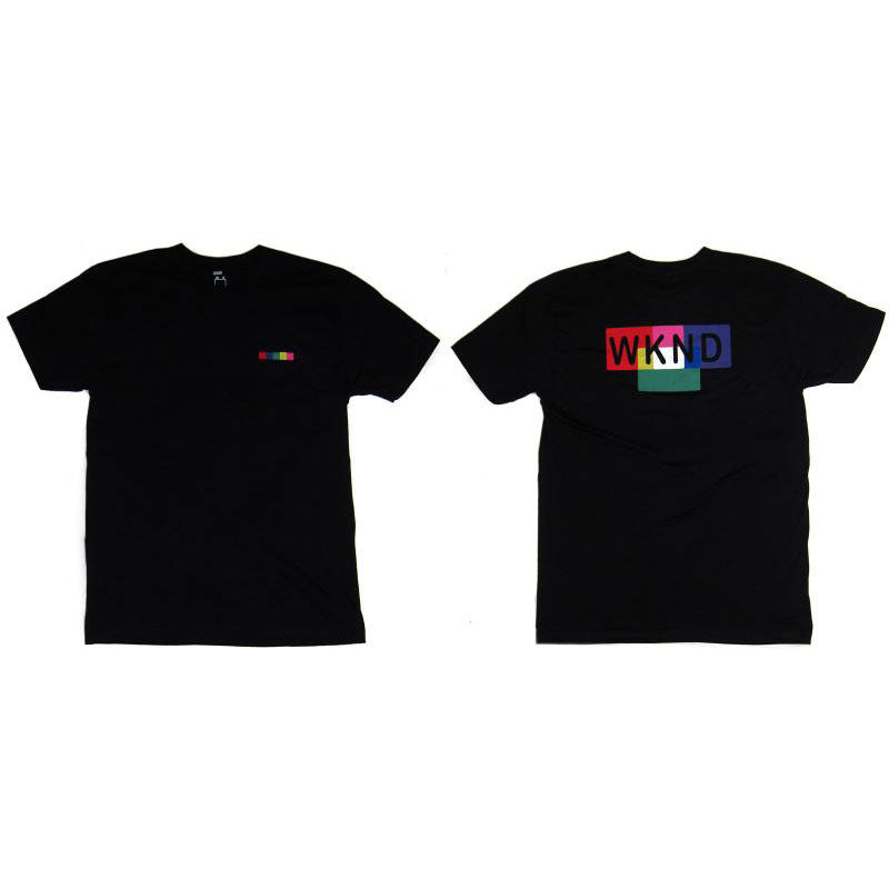 WKND COLOR BLOCKS BLACK T-Shirts 【 ウィークエンド カラー ブロックス ブラック Tシャツ 】