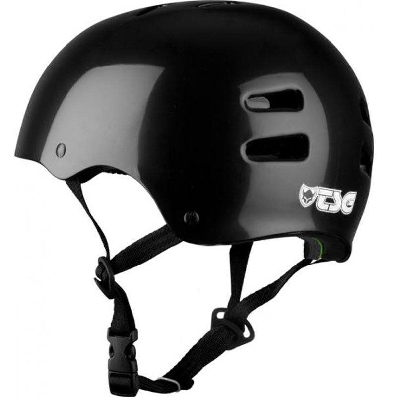 TSG SKATE HELMET INJECTED BLACK L/XL 【 ティーエスジー スケート ヘルメット インジェクテッド ブラック 】