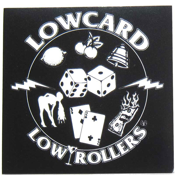 LOWCARD LOW ROLLERS STICKER 【 ローカード ロー ローラーズ ステッカー 】