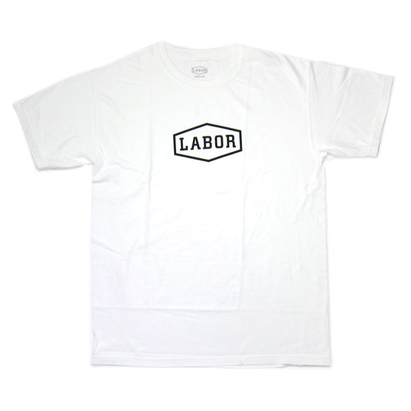 LABOR CREST LOGO T-SHIRTS WHITE 【 レイバー クレスト ロゴ Tシャツ ホワイト 】