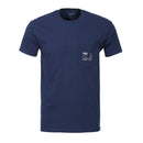 DOOM SAYERS SNAKE SHAKE POCKET T-SHIRTS NAVY 【 ドゥームセイヤーズ スネーク シェイク ポケット Tシャツ ネイビー 】