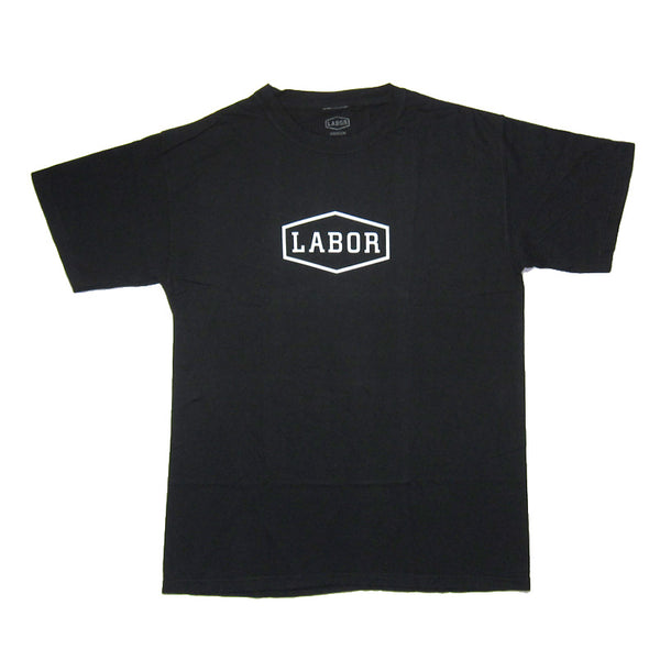 LABOR CREST LOGO T-SHIRTS BLACK 【 レイバー クレスト ロゴ Tシャツ ブラック 】