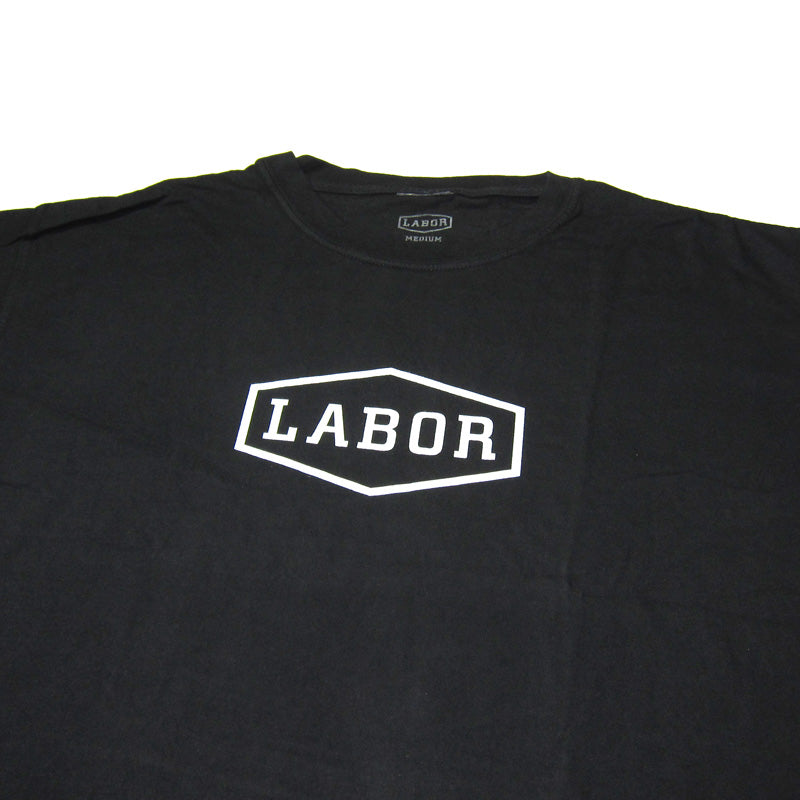 LABOR CREST LOGO T-SHIRTS BLACK 【 レイバー クレスト ロゴ Tシャツ ブラック 】