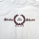 STOKE CUT ABOVE TEE WHITE 【 ストーク カットアバーブ Tシャツ 】