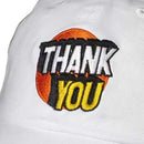 THANK YOU SKATE CO.  SPOT ON DAD HAT WHITE【 サンキュー スポット オン ダッド ハット ホワイト 】