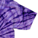 THANK YOU SKATE CO. CENTER LOGO TIE DYE S/S TEE PURPLE【 サンキュー センター ロゴ タイ ダイ パープル 】
