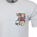 BLACK LABEL BEERCAN BEACH POCKET T-SHIRTS GREY 【 ブラックレーベル ポケットTシャツ グレー 】