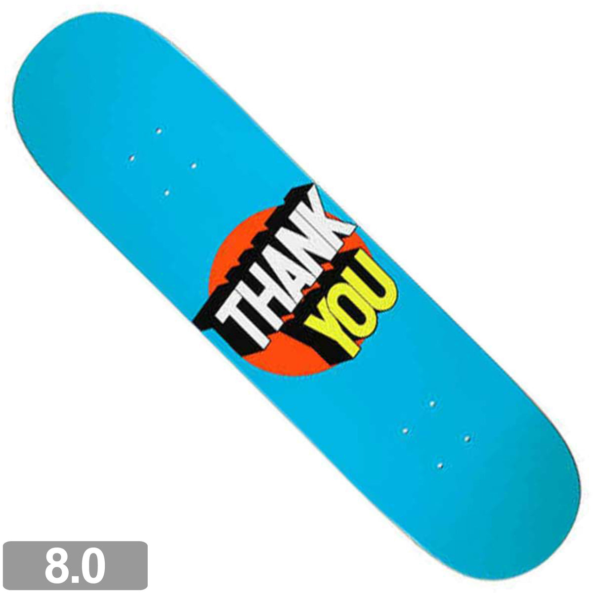 THANK YOU SKATE CO. SPOT ON TEAL DECK 8.0 【 サンキュー スケート スポット オン ティール デッキ 】