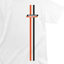 BRONSON RACING STRIPES T-SHIRT WHITE 【 ブロンソン レーシング ストライプ Tシャツ ホワイト 】