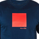 CHOCOLATE CHUNK OFF SQUARE T NAVY 【 チョコレート チャンク オフ スクエア Tシャツ ネイビー 】