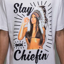 DGK STAY CHIEFIN T-SHIRTS WHITE 【 ディージーケー ステイ チーフ Tシャツ ホワイト 】