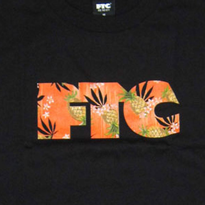FTC OG LOGO PINEAPPLE KUSH BLACK T-SHIRTS 【 エフティーシー オージー ロゴ パイナップル クッシュ ブラック Tシャツ 】