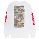 FUCKING AWESOME COLLAGE LONG SLEEVE T-SHIRTS WHITE 【 ファッキン オウサム コラージュ ロング スリーブ Tシャツ ホワイト 長袖 】