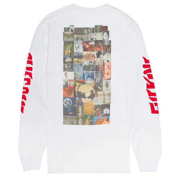 FUCKING AWESOME COLLAGE LONG SLEEVE T-SHIRTS WHITE 【 ファッキン オウサム コラージュ ロング スリーブ Tシャツ ホワイト 長袖 】