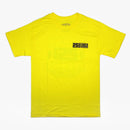 QUARTER SNACKS CHECK CASHING T-SHIRTS YELLOW 【 クウォータースナックス チェック キャッシング Tシャツ イエロー 】