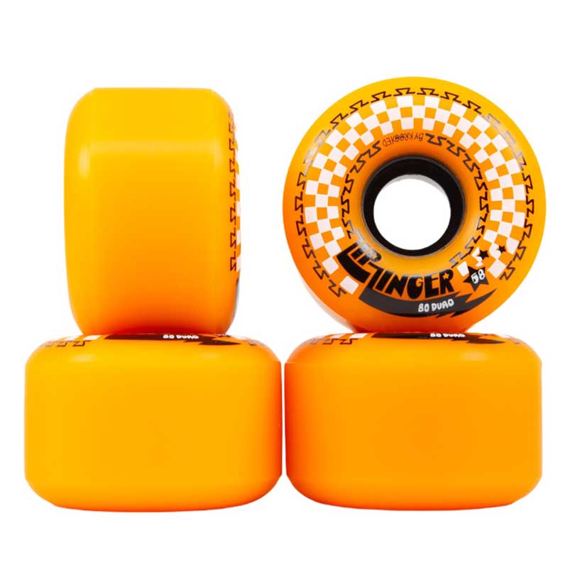 KROOKED ZIP ZINGER ORANGE 80D 58mm 【 クルキッド ジップ ジンガー オレンジ ソフトウィール 】