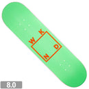 WKND ORANGE LOGO GREEN DECK 8.0 【 ウィークエンド オレンジ ロゴ グリーン デッキ 】