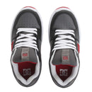 DC LYNX ZERO GREY/RED KIDS YOUTH【 ディーシー リンクス ゼロ スケート シューズ キッズ子供用  】