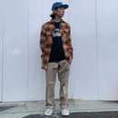 CARHARTT RUGGED FLEX RELAXED FIT FRANNEL LONG SLEEVE SNAP PLAID SHIRT COPPER【 カーハート リラックス フィット フランネル シャツ