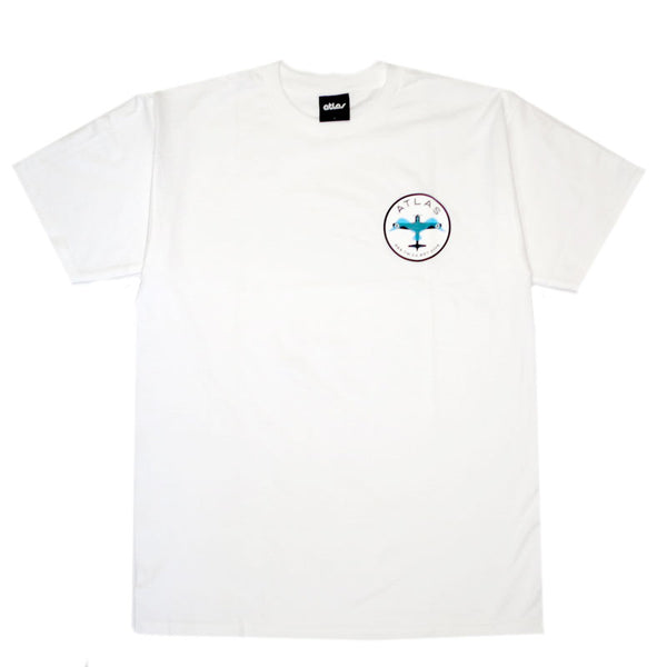 ATLAS FLIGHT T-SHIRTS WHITE 【 アトラス フライト Tシャツ ホワイト 】