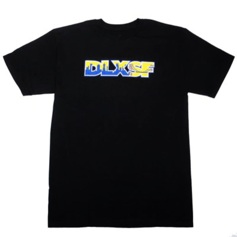 DLXSF SKYLINE T-SHIRTS BLACK / BLUE 【 デラックス スカイライン Tシャツ ブラック 】