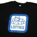 LOTTIES CHAOS T-SHIRTS BLACK 【 ロッティーズ カオス Tシャツ ブラック 】