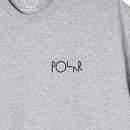 POLAR SKATE CO. 3TONE FILL LOGO TEE SPORTS GREY YELLOW 【 ポーラー 3トーン フィル ロゴ Tシャツ スポーツ グレー 】