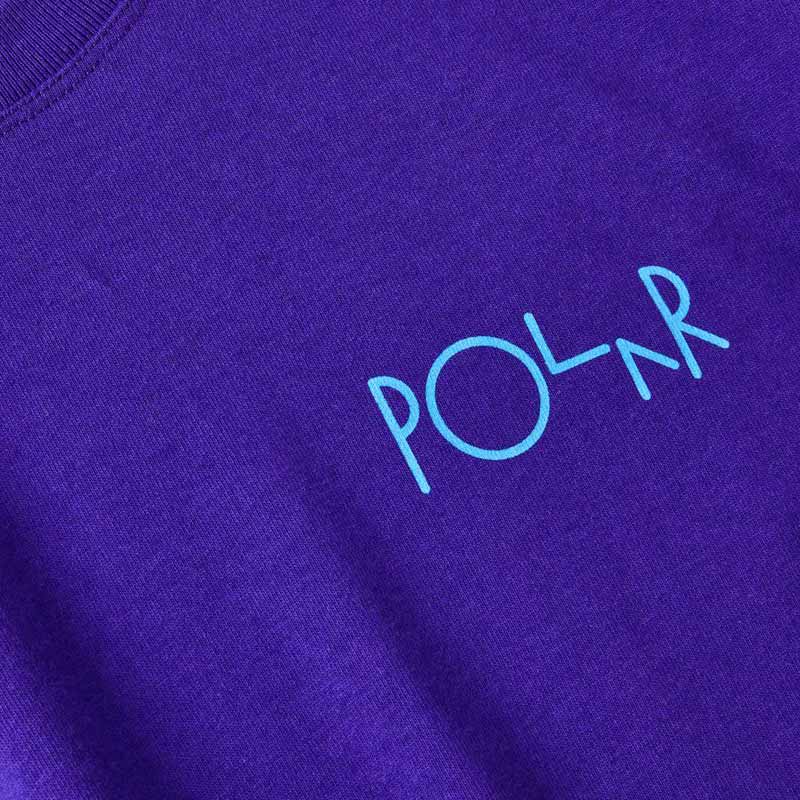 POLAR STROKE LOGO T-SHIRTS PURPLE 【 ポーラー ストローク ロゴ Tシャツ パープル 】