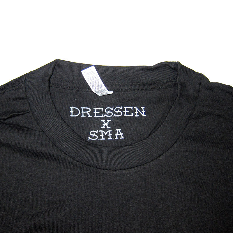 SMA x DRESSEN T-SHIRTS BLACK 【 サンタモニカ エアライン ドレッセン Tシャツ ブラック 】