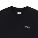 POLAR SKATE CO. DEFAULT CREWNECK BLACK【 ポーラー スケート デフォルト クルーネック リッチ ブラック 】