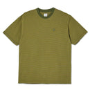 POLAR SKATE CO. DIZZY STRIPE TEE ARMY GREEN 【 ポーラー ディジー ストライプ Tシャツ アーミー グリーン 】