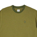 POLAR SKATE CO. DIZZY STRIPE TEE ARMY GREEN 【 ポーラー ディジー ストライプ Tシャツ アーミー グリーン 】