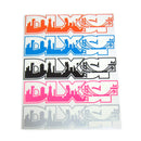 DLXSF SKYLINE TWO TONE WHITE STICKER LARGE 【 デラックス スカイライン ツートーン ホワイト ステッカー ラージ 】