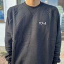 POLAR SKATE CO. DEFAULT CREWNECK BLACK【 ポーラー スケート デフォルト クルーネック リッチ ブラック 】
