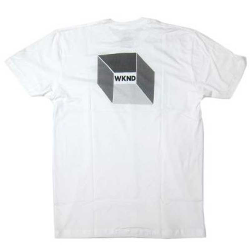 WKND CUBE WHITE T-SHIRTS 【 ウィークエンド キューブ ホワイト Tシャツ 】