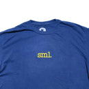 SML. WHEELS OG EMBROIDERED CENTER LOGO TEE NAVY 【 スモール ウィール OG センター ロゴ Tシャツ ネイビー 】