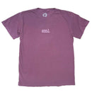 SML. WHEELS OG EMBROIDERED CENTER LOGO TEE  BERRY【 スモール ウィール OG センター ロゴ Tシャツ ベリー 】